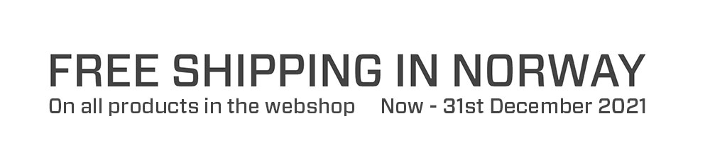 Free shipping in norway from now to 31 december