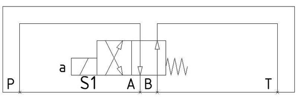 4/2 way valve, DG4V 5 2B MU C6 20, NG10 / Cetop 5, 120l/m, 220V