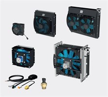 Air oil cooler Hydraulic drive ASA0367AH11BP - Hydr. Motor 11 ccm2 bar bypass