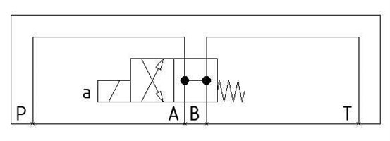 4/2 way valve, DG4V 3 0B M U H7 60, NG6 / Cetop 3, 80l/m, 24VDC