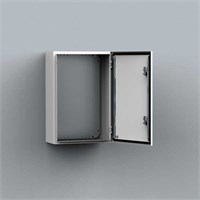 MAS wall-mounted mild steel, single door enclosure 200x200x155