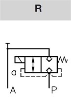 2/2 poppet directional valve NBVP 16 R/2-G 24, , NG6 / Cetop 3, 20l/m, 24V