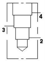 Ninety Degree Housing PMW/S, 1x Cavity T-33A, 3/4