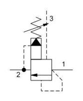 Ventable, pilot-operated relief valve RVEA-LCN, Cavity: T-2A, Capacity: 120 l/min,  Range: 10,5-420bar